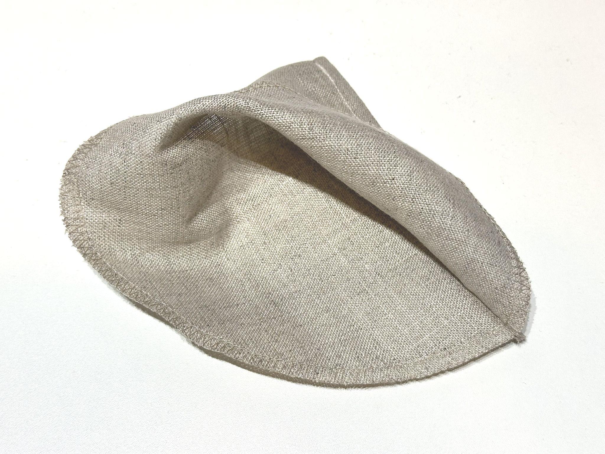 ヘンプ100％の素材を使った 繰り返し使えるコーヒーフィルター（円錐タイプ）1枚入り | 3枚目