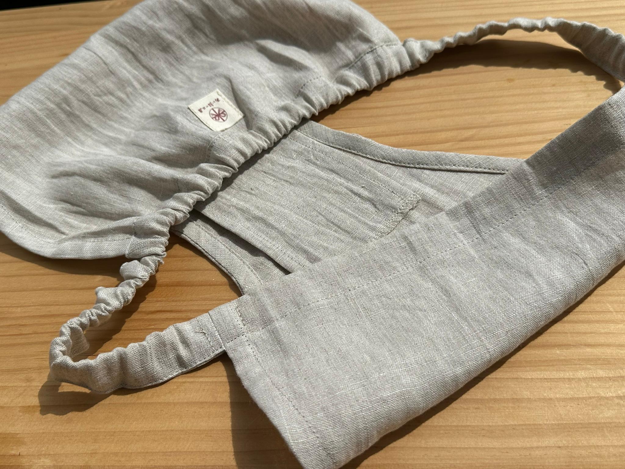 【めぐぱん】ふんどし型 麻/ヘンプ素材 ゆるくフィットするワッフルゴム使用　1枚仕立て＆鼠径部共生地バイアス　レギュラー | 5枚目
